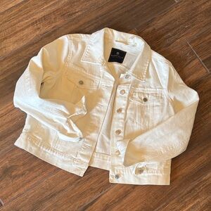 EUC Bagatelle Collection Women’s White Denim Jacket